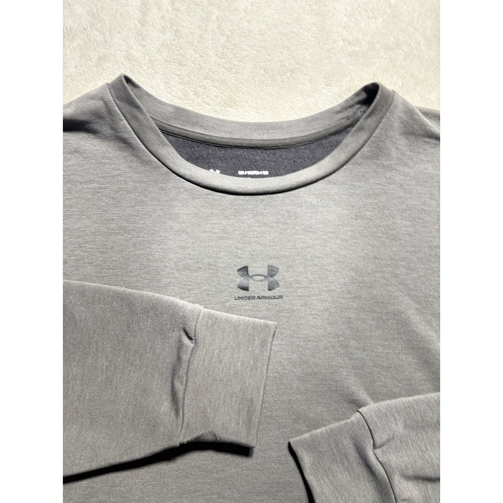 Y2K Under Armour Chunky Long Sleeve Double Pocket Shirt  Loose Fit Size XL - Picture 3 of 6